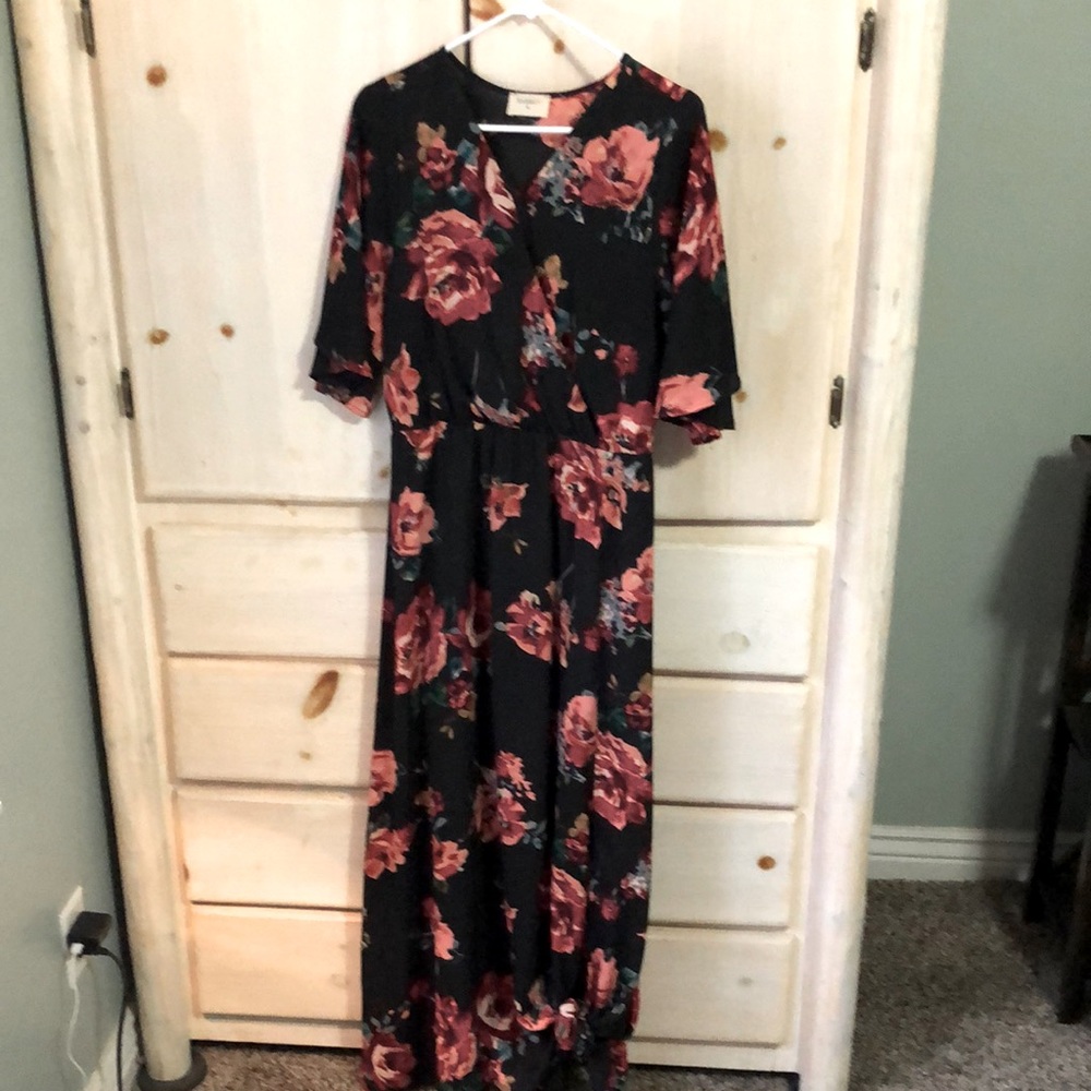 Floral maxi dress